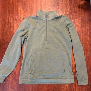 Puma Olive Quarter-Zip Pullover
